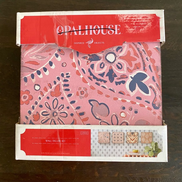 Opalhouse Wall Decor Opalhouse 4 Piece Wall Decor Set Poshmark